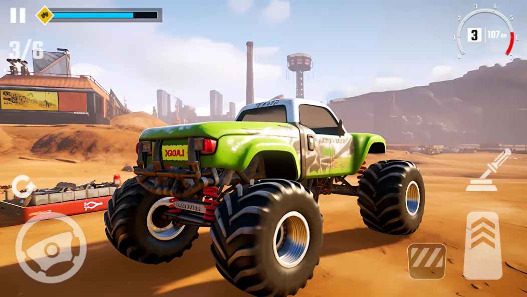 4x4 Monster Truck Racing Games (Монстр Трак Гонки игры)  [МОД Много денег] Screenshot 1