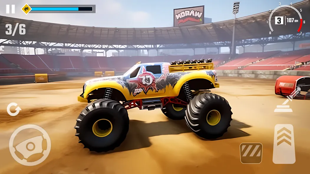 4x4 Monster Truck Racing Games (Монстр Трак Гонки игры)  [МОД Много денег] Screenshot 2