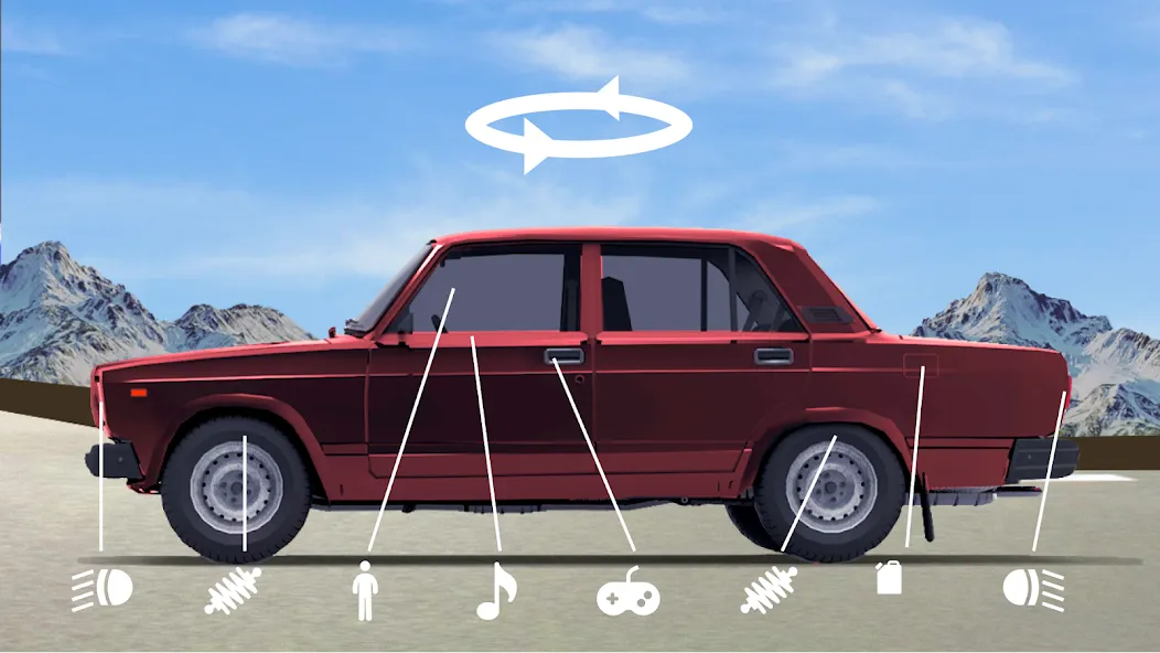 Drive Classic VAZ 2107 Parking  [МОД Бесконечные деньги] Screenshot 2