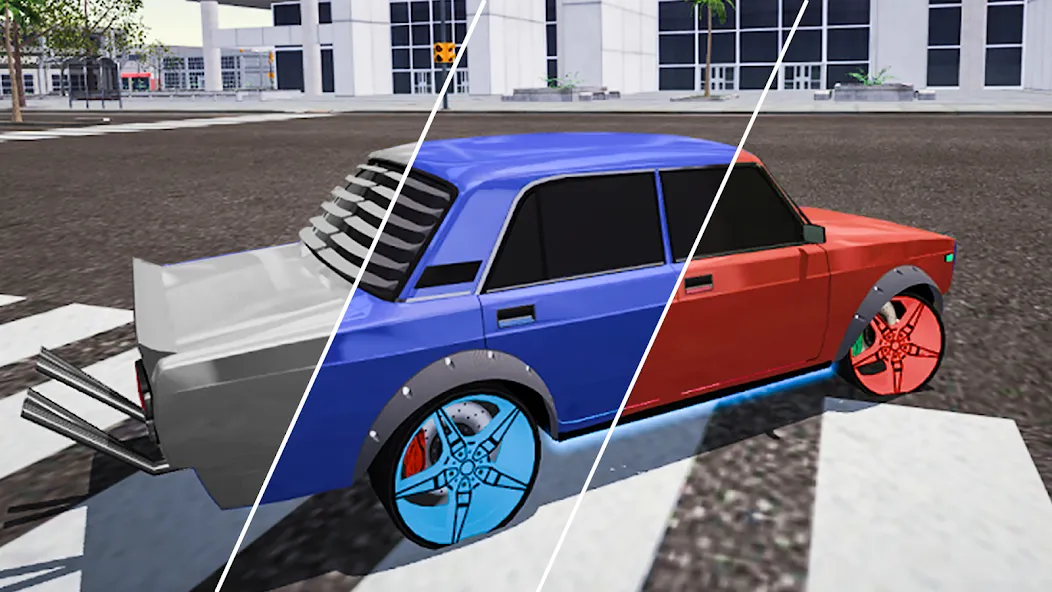 Drive Classic VAZ 2107 Parking  [МОД Бесконечные деньги] Screenshot 3