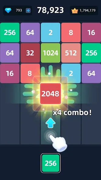 2048™ Merge Block Puzzle (Слияние блочных головоломок)  [МОД Unlimited Money] Screenshot 4