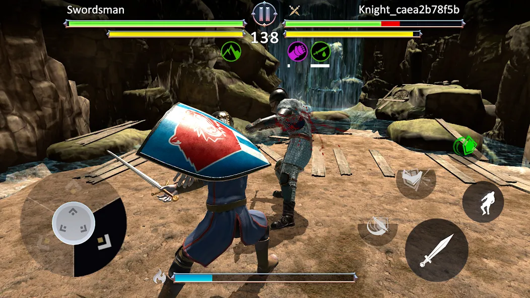 Knights Fight 2: New Blood (На русский язык это будет Найтс Файт 2)  [МОД Все открыто] Screenshot 1