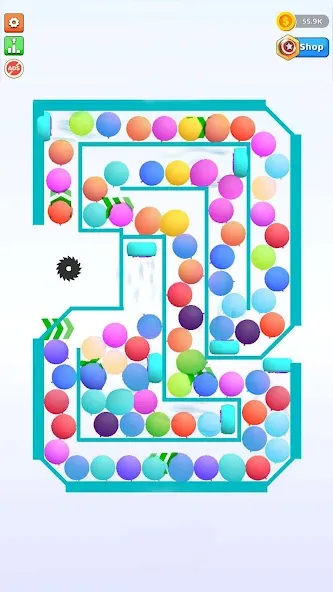 Bounce and pop - Puff Balloon  [МОД Mega Pack] Screenshot 3