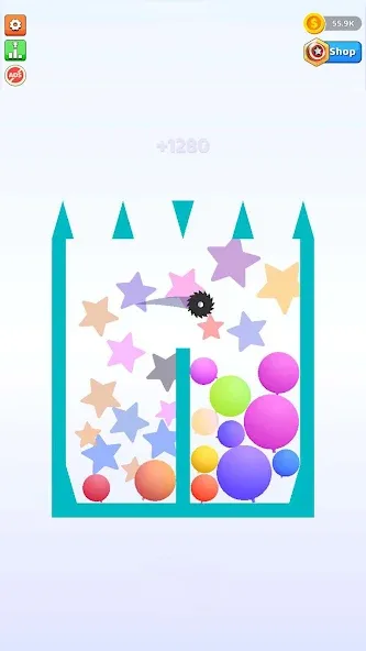 Bounce and pop - Puff Balloon  [МОД Mega Pack] Screenshot 5