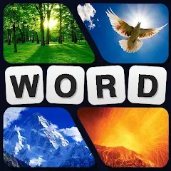 Взломанная Puzzle: 4 pics 1 word offline  [МОД Много монет] - полная версия apk на Андроид