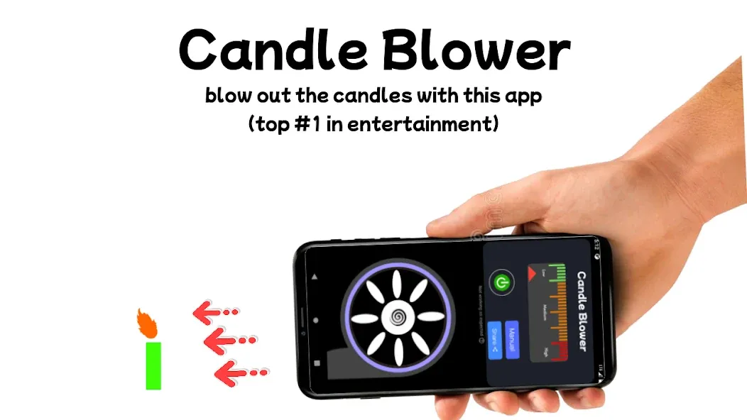 Blower - Candle Blower Lite (Блоуэр)  [МОД Menu] Screenshot 1