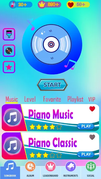 RaptorGamer Piano Tiles (РапторГеймер Пьяно Тайлс)  [МОД Много денег] Screenshot 1