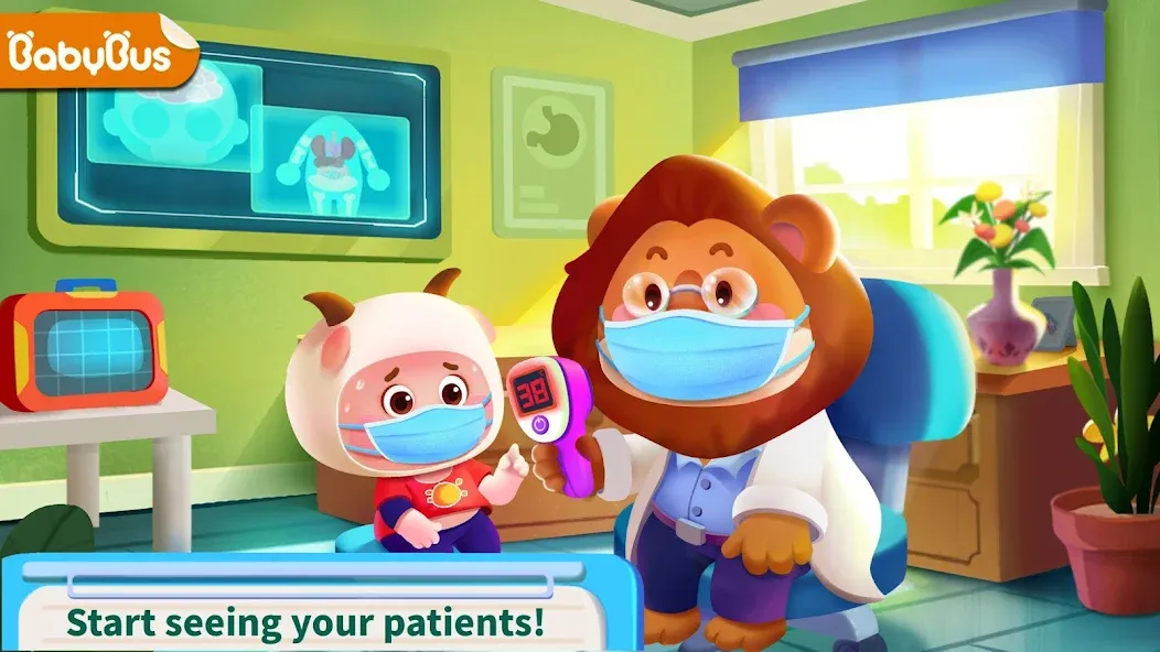 Baby Panda's Hospital Care  [МОД Бесконечные деньги] Screenshot 1