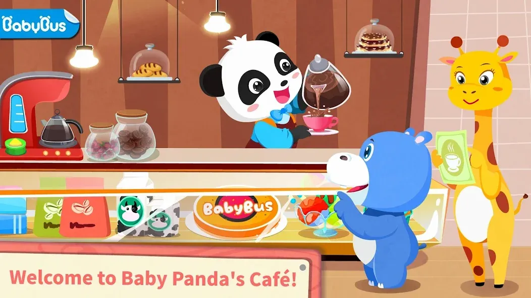 Baby Panda’s Summer: Café  [МОД Меню] Screenshot 1