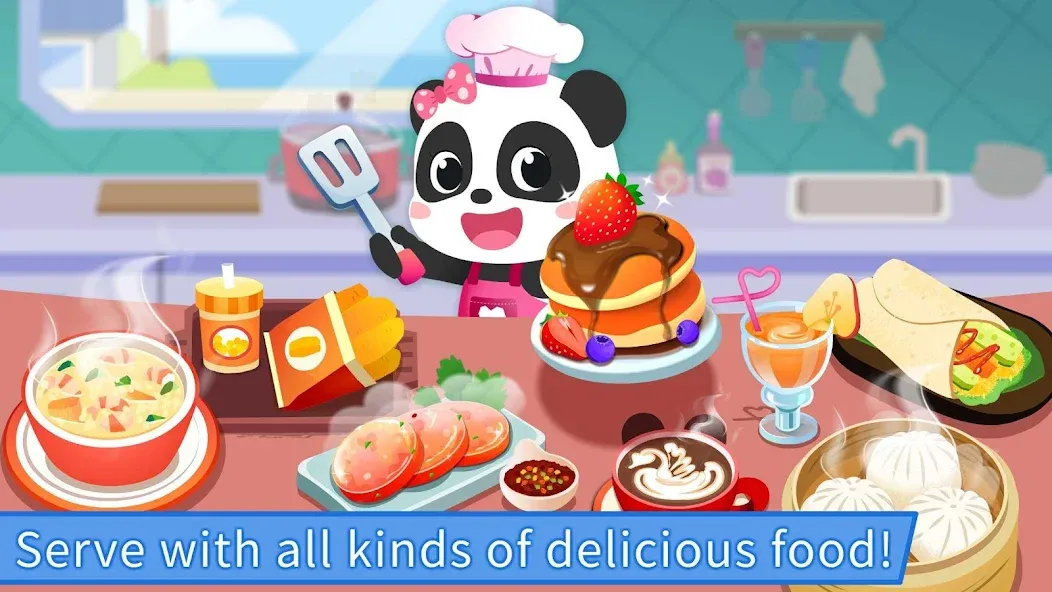 Baby Panda's Breakfast Cooking  [МОД Бесконечные монеты] Screenshot 5