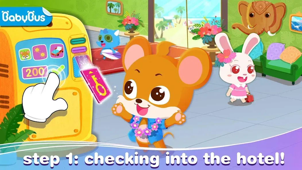 Baby Panda’s Summer: Vacation  [МОД Menu] Screenshot 1