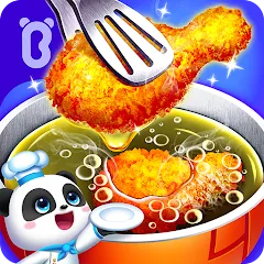 Скачать взломанную Little Panda's Space Kitchen  [МОД Mega Pack] - стабильная версия apk на Андроид