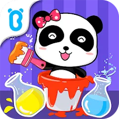 Скачать взломанную Baby Panda's Color Mixing  [МОД Бесконечные монеты] - последняя версия apk на Андроид