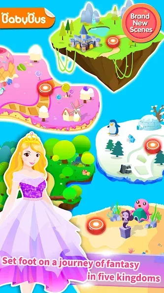 Little Panda Princess Dressup  [МОД Много денег] Screenshot 1