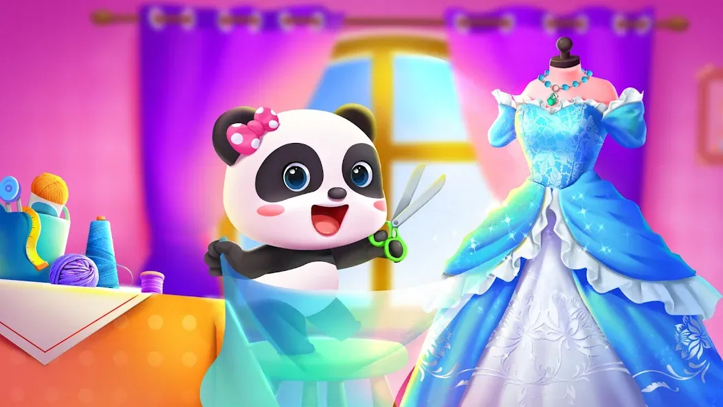 Baby Panda's Fashion Dress Up  [МОД Бесконечные деньги] Screenshot 1