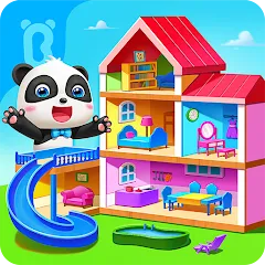 Взломанная Baby Panda's House Games  [МОД Unlimited Money] - полная версия apk на Андроид