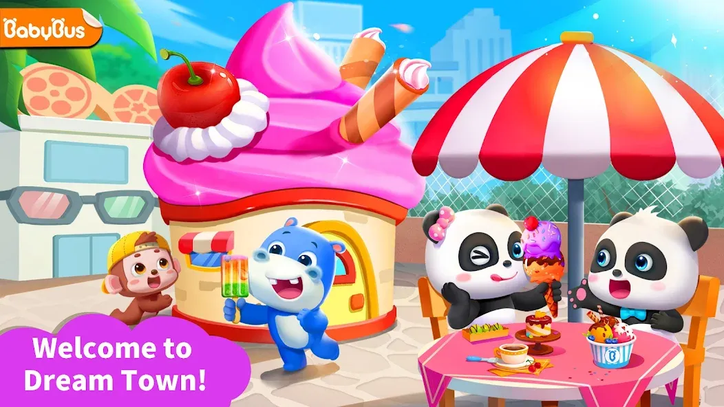 Little Panda’s Dream Town  [МОД Много монет] Screenshot 1