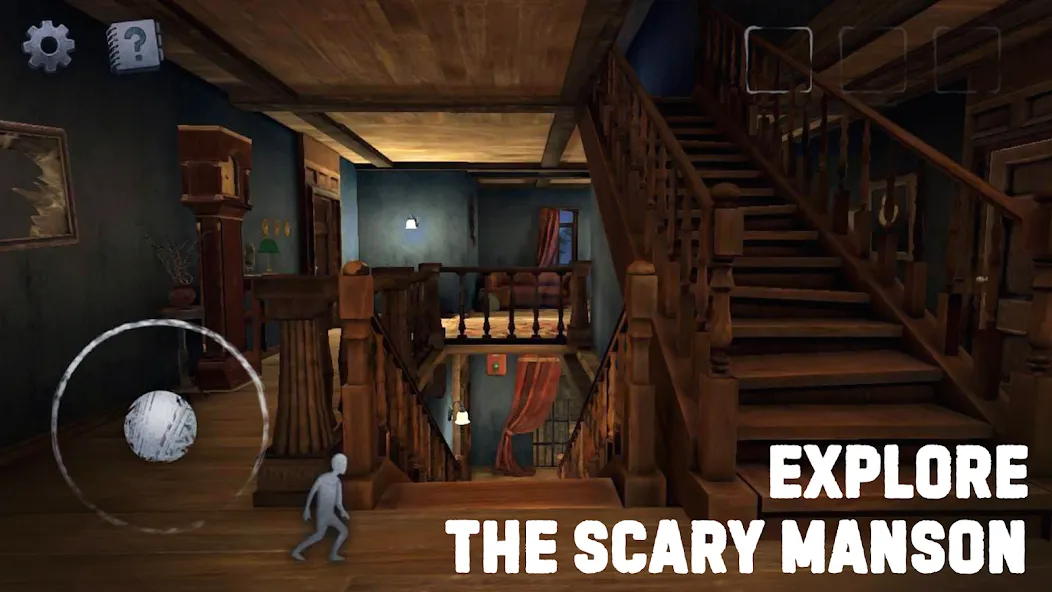 Scary Mansion: Horror Game 3D  [МОД Menu] Screenshot 2