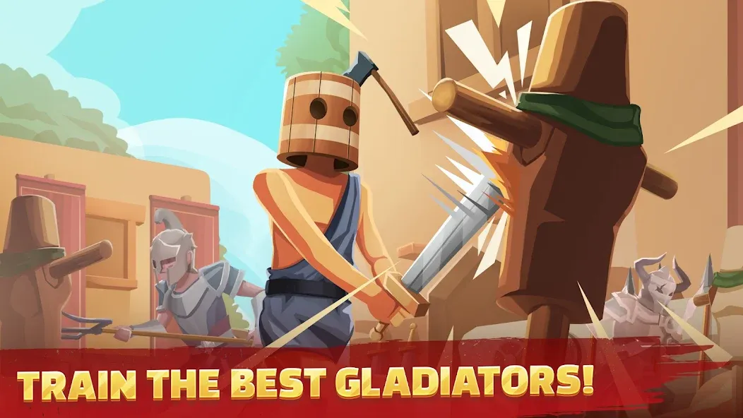 Gladiators Arena: Idle Tycoon (Гладиаторская арена)  [МОД Меню] Screenshot 2