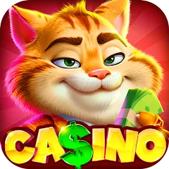 Скачать взломанную Fat Cat Casino - Slots Game (Фэт Кэт Казино)  [МОД Unlimited Money] - последняя версия apk на Андроид