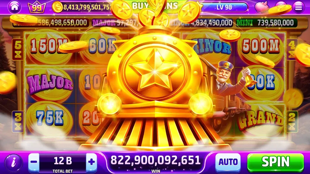 Golden Casino - Slots Games (Голден Казино)  [МОД Menu] Screenshot 3