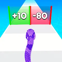 Скачать взломанную Snake Run Race・3D Running Game (Снейк Ран Рейс)  [МОД Меню] - последняя версия apk на Андроид