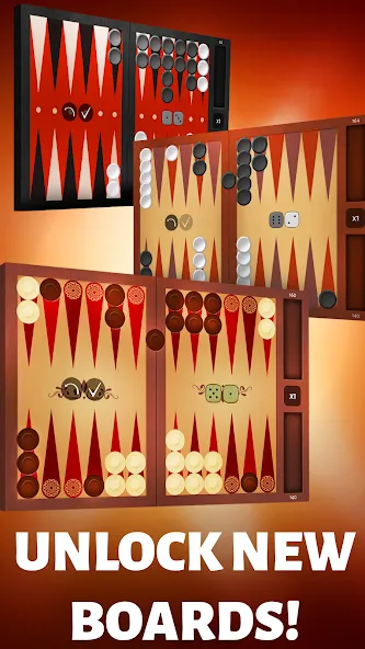 Backgammon Offline  [МОД Unlocked] Screenshot 1