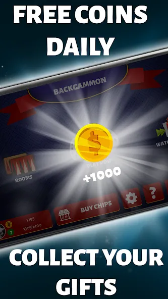 Backgammon Offline  [МОД Unlocked] Screenshot 4