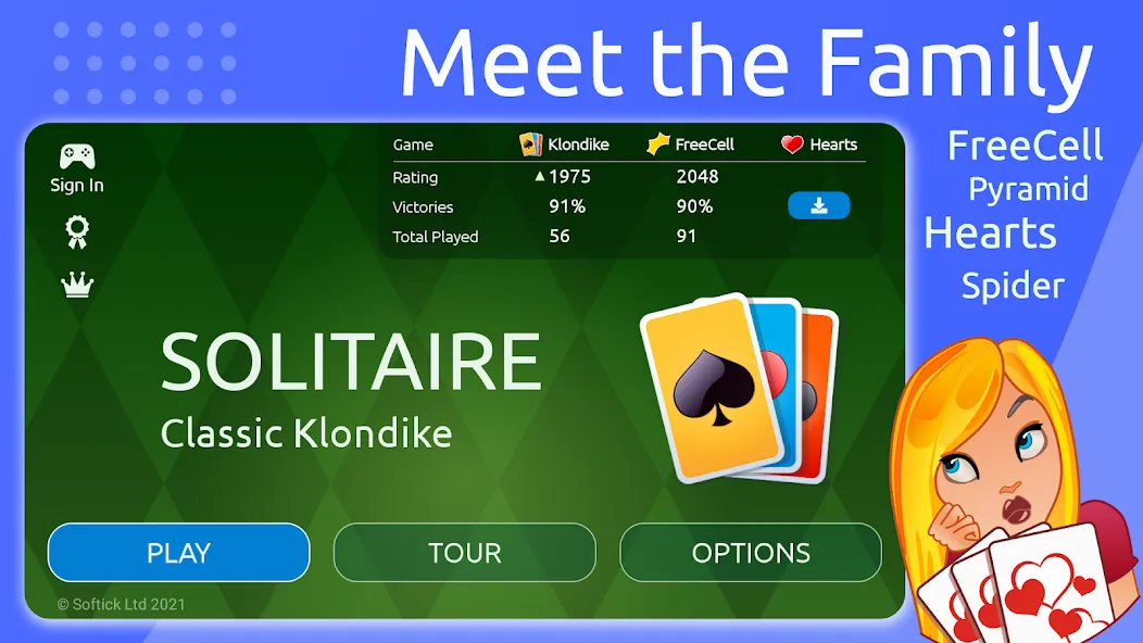 Solitaire  [МОД Unlocked] Screenshot 2