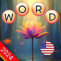 Взломанная Calming Crosswords Word Puzzle  [МОД Меню] - последняя версия apk на Андроид