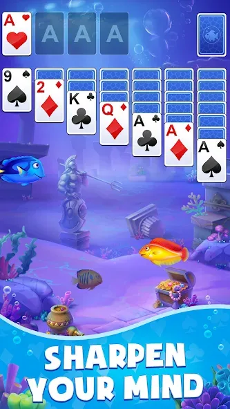 Solitaire: Fish Master (Солитер)  [МОД Меню] Screenshot 2