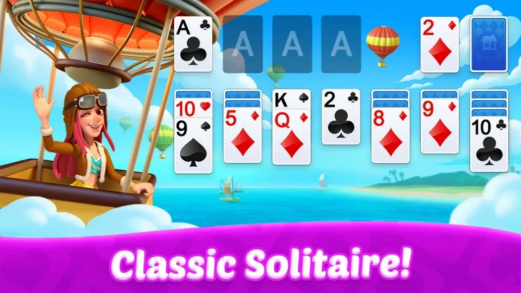 Solitaire: Card Games  [МОД Много денег] Screenshot 2