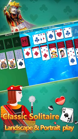 klondike solitaire :card shark  [МОД Много монет] Screenshot 5