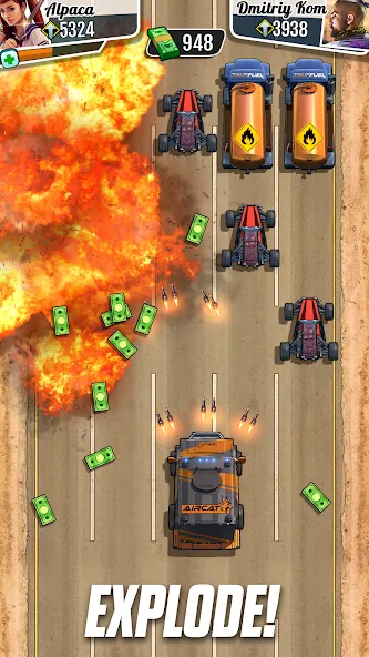 Fastlane: Road to Revenge (Фастлейн)  [МОД Unlimited Money] Screenshot 4