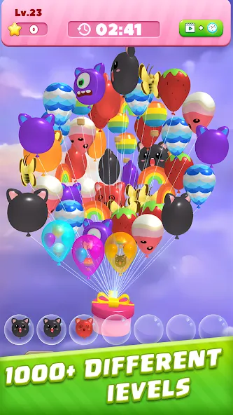 Bubble Burst：Match 3D  [МОД Много денег] Screenshot 1