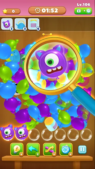 Match Triple Balloon (Матч Тройной Шарик)  [МОД Много монет] Screenshot 3