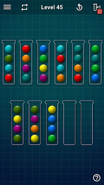 Ball Sort Puzzle - Color Games (Балл Сорт Пазл)  [МОД Много монет] Screenshot 2