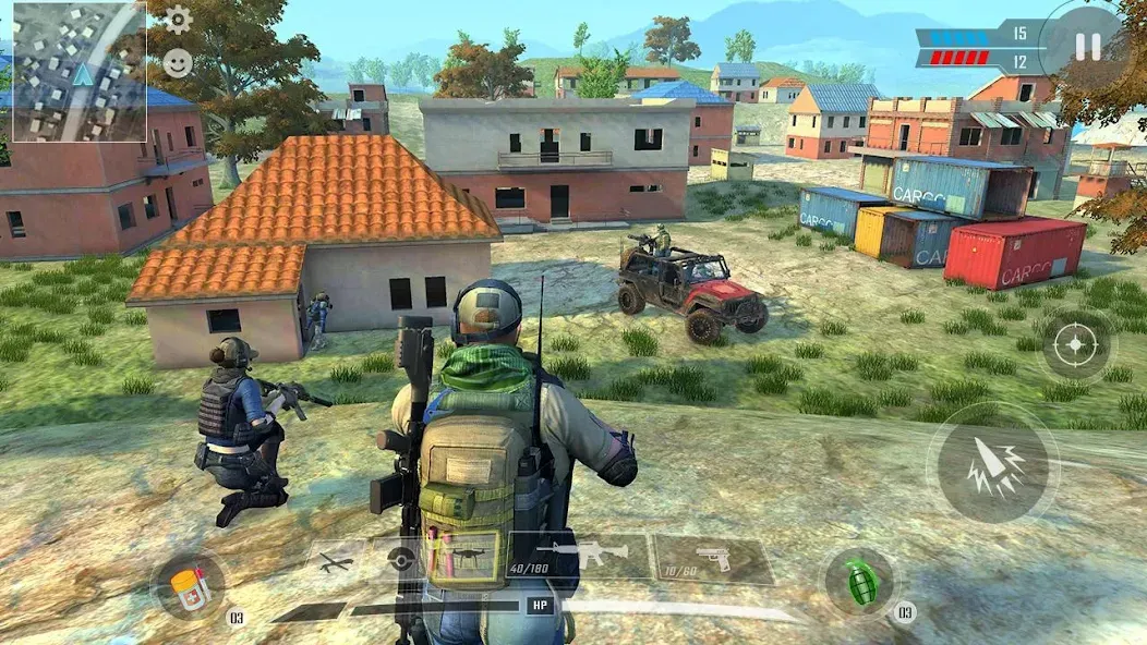 Commando War Army Game Offline  [МОД Бесконечные деньги] Screenshot 3