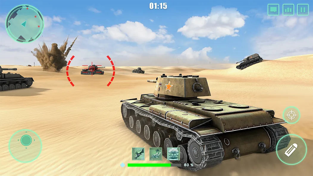 World Tanks War: Offline Games (Танковые военные машины Блиц)  [МОД Mega Pack] Screenshot 2