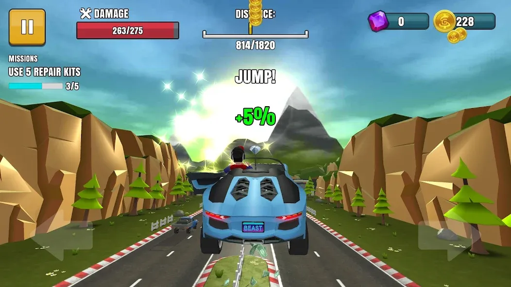 Faily Brakes 2: Car Crash Game (Фэйли Брейкс 2)  [МОД Бесконечные деньги] Screenshot 4