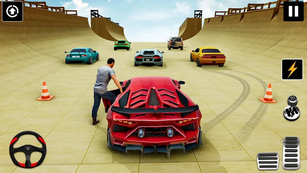 GT Car Stunt : Ramp Car Stunts (ДжиТи Кар Стант)  [МОД Бесконечные деньги] Screenshot 5