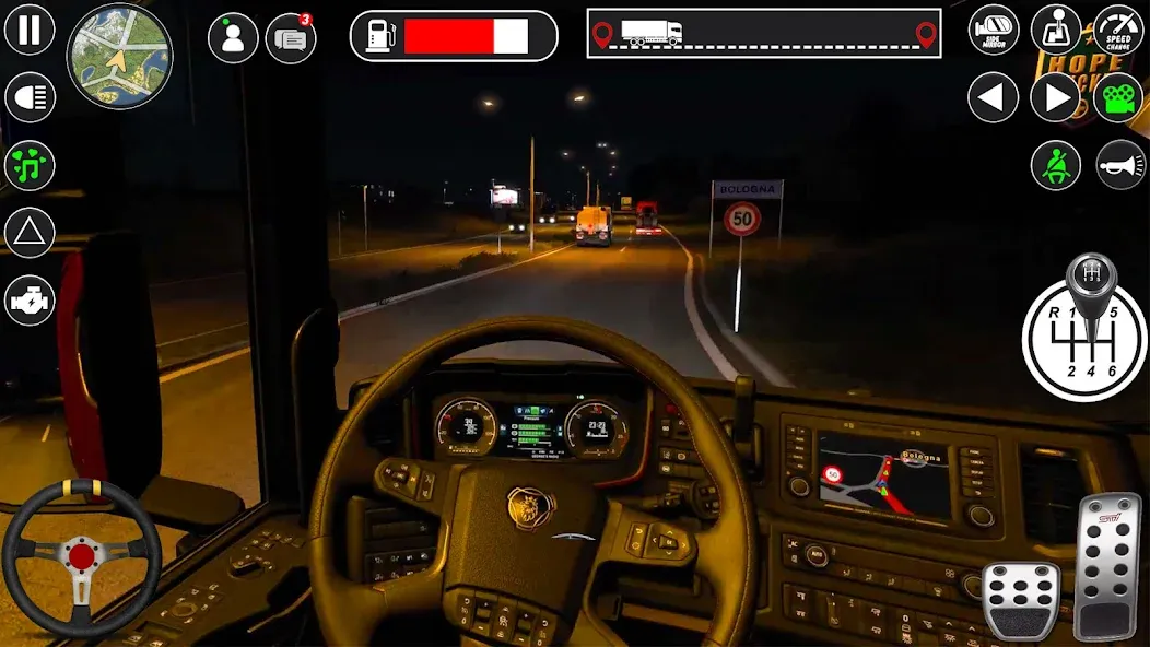 Euro Cargo Truck Simulator 3D  [МОД Бесконечные деньги] Screenshot 2