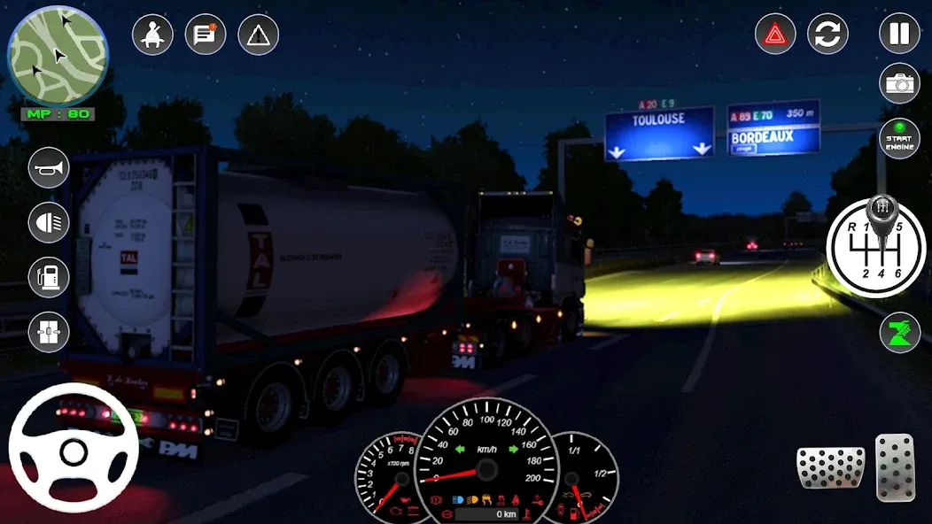 Euro Cargo Truck Simulator 3D  [МОД Бесконечные деньги] Screenshot 5