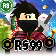 Взлом Robux For Robux , Casino Robux  [МОД Unlimited Money] - полная версия apk на Андроид