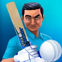 Скачать взломанную Stick Cricket Clash (тик Крикет Клаш)  [МОД Бесконечные деньги] - полная версия apk на Андроид