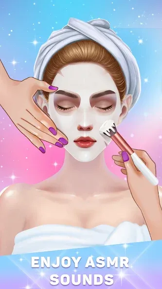 Makeover salon: Makeup ASMR (Мейковер салон)  [МОД Menu] Screenshot 1