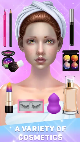 Makeover salon: Makeup ASMR (Мейковер салон)  [МОД Menu] Screenshot 3