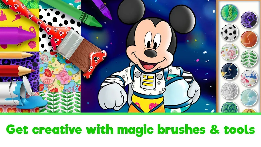 Disney Coloring World (Дисней)  [МОД Бесконечные деньги] Screenshot 2