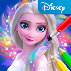 Скачать взлом Disney Coloring World (Дисней)  [МОД Бесконечные деньги] - полная версия apk на Андроид