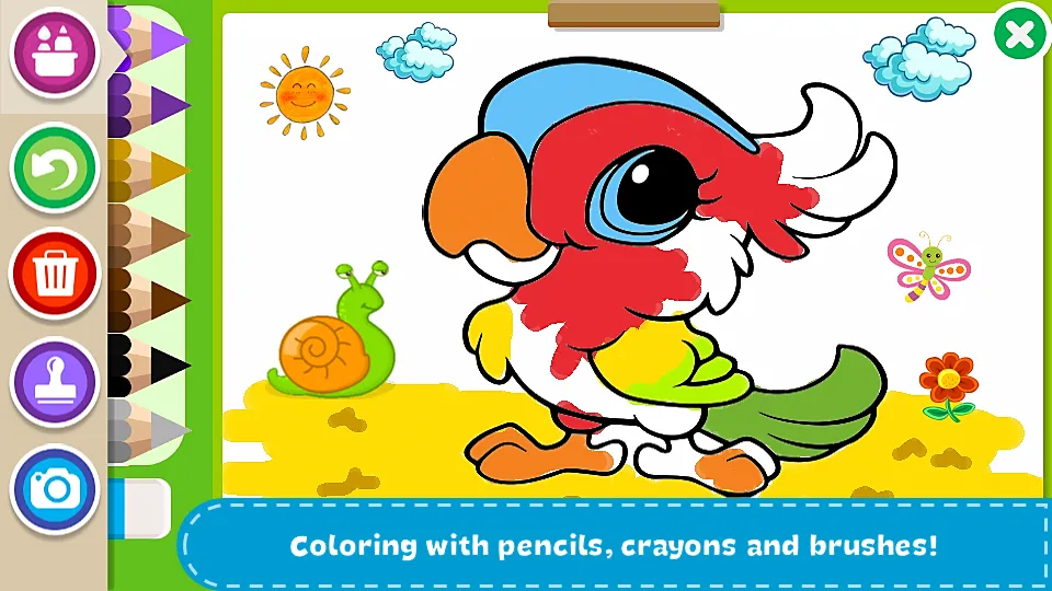 Coloring Book - Kids Paint  [МОД Unlocked] Screenshot 1